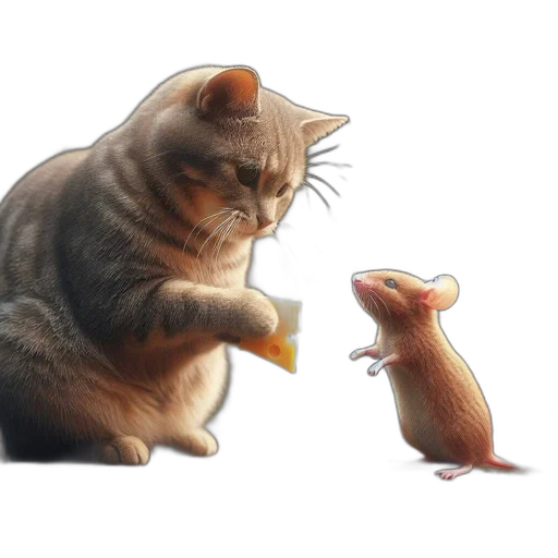 animal, concept art, photorealistic, oil painting, watercolor, gentle, moment, between transparent PNG cut-out
