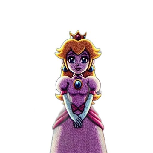 crown, dress, staff, jewelry, concept art, pixel art, 3d render, watercolor transparent PNG cut-out