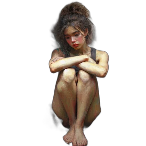 dress, face, jewelry, photorealistic, oil painting, concept art, pixel art, young transparent PNG cut-out
