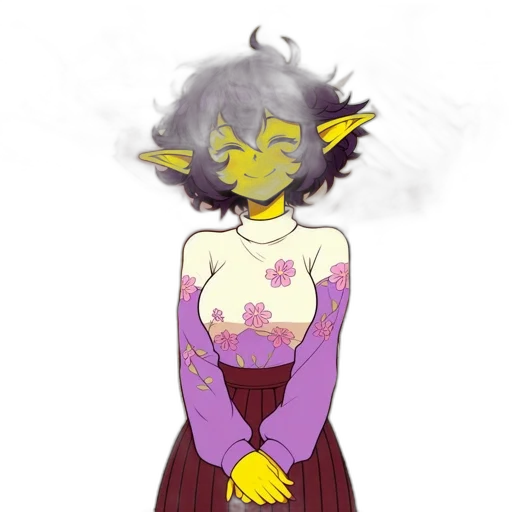 dress, staff, mask, creature, concept art, pixel art, fantasy art, watercolor transparent PNG cut-out