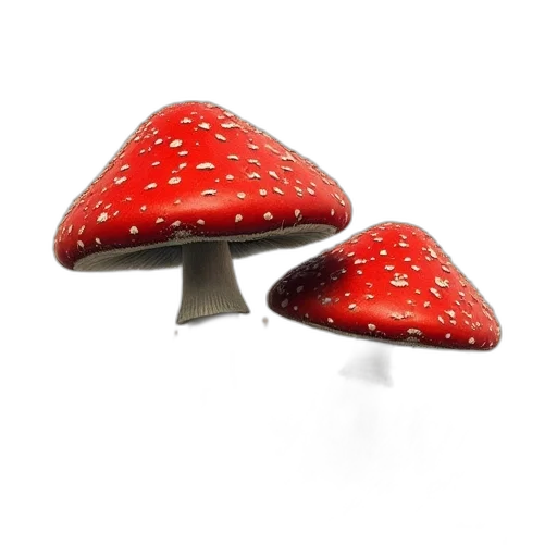 hat, umbrella, furniture, crown, 3d render, photorealistic, mushroom, field transparent PNG cut-out