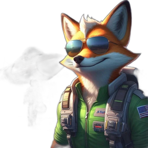 staff, jacket, mask, animal, concept art, 3d render, fantasy art, cyberpunk transparent PNG cut-out