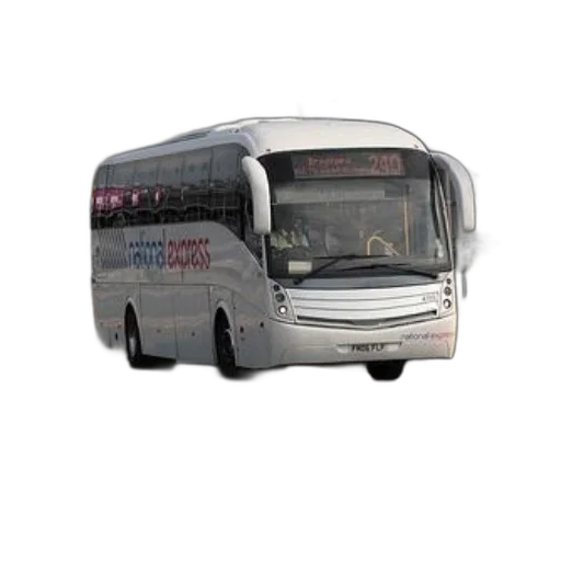 staff, 3d render, photorealistic, concept art, white, national, express, bus transparent PNG cut-out
