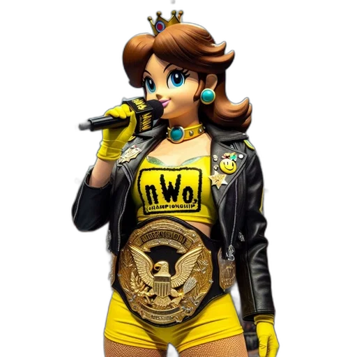 jacket, weapon, animal, concept art, pixel art, cartoon, 3d render, golden transparent PNG cut-out