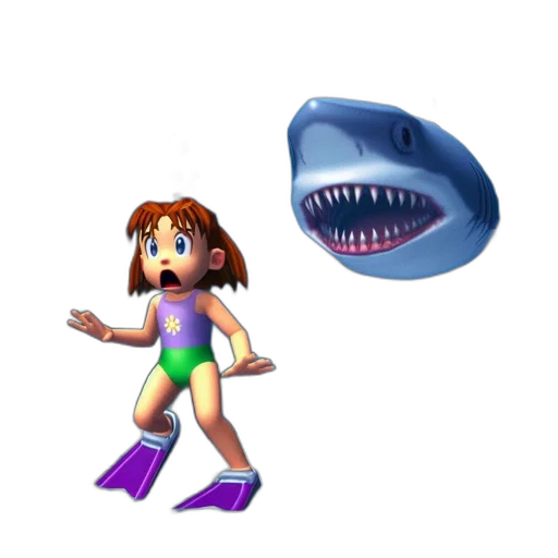 creature, animal, hat, weapon, vaporwave, 3d render, concept art, pixel art transparent PNG cut-out