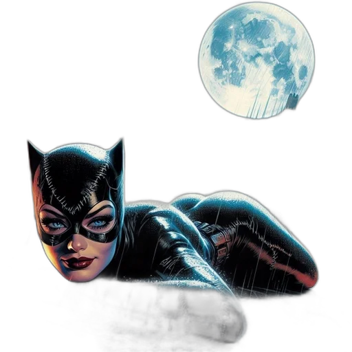 comic book art, concept art, photorealistic, fantasy art, outer space, femme, fatale, superhero transparent PNG cut-out