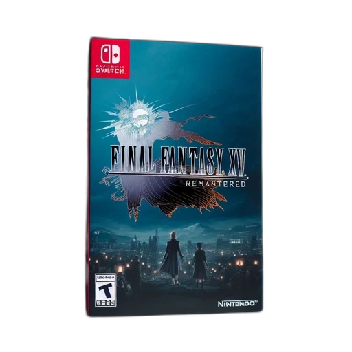 concept art, cyberpunk, video, game, box, final, fantasy, remastered transparent PNG cut-out