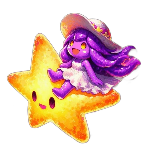 staff, crown, hat, creature, pixel art, fantasy art, concept art, watercolor transparent PNG cut-out