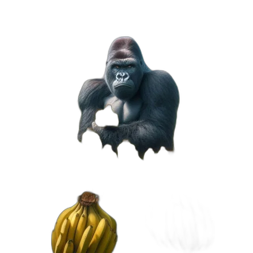 creature, animal, food, crown, concept art, 3d render, photorealistic, fantasy art transparent PNG cut-out
