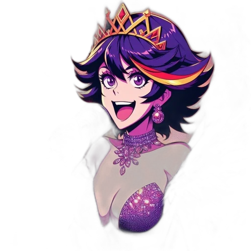 crown, staff, jewelry, mask, anime, pixel art, cartoon, fantasy art transparent PNG cut-out