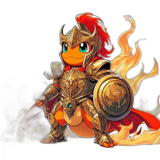 dragon, weapon, sword, fantasy art, concept art, pixel art, anime, fire transparent PNG cut-out