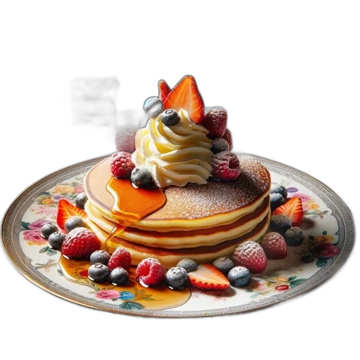 food, crown, hat, photorealistic, 3d render, image, shows, plate transparent PNG cut-out