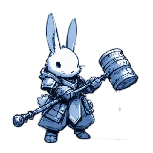 weapon, sword, staff, concept art, pixel art, fantasy art, comic book art, blue transparent PNG cut-out