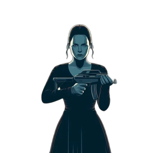weapon, dress, staff, comic book art, concept art, fantasy art, pixel art, fire transparent PNG cut-out
