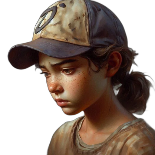 hat, face, weapon, photorealistic, oil painting, concept art, fantasy art, earth tones transparent PNG cut-out
