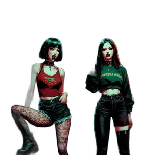 comic book art, 3d render, concept art, pixel art, neon lights, outer space, green, neon transparent PNG cut-out