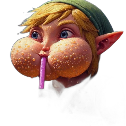 food, face, creature, animal, concept art, fantasy art, 3d render, photorealistic transparent PNG cut-out