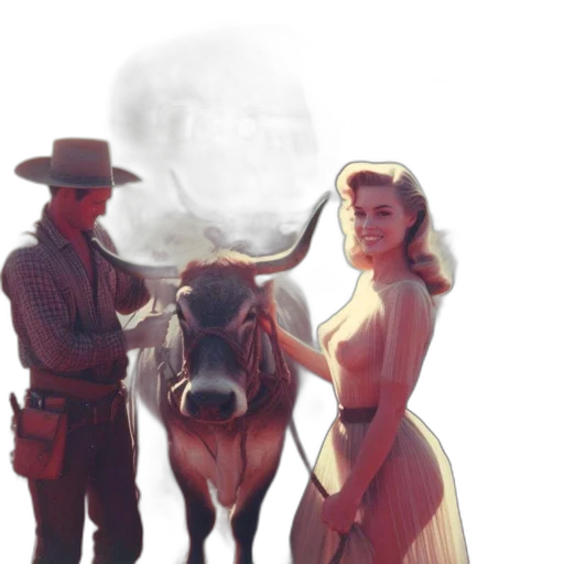 hat, animal, concept art, comic book art, fantasy art, photorealistic, fire, man transparent PNG cut-out