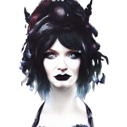 crown, mask, face, creature transparent PNG cut-out