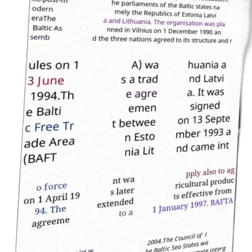 baltic, free, trade, area, bafta, agreement, between, parliaments transparent PNG cut-out