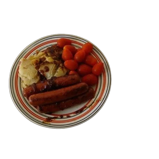 food, animal, crown, photorealistic, 3d render, plate, hot, dogs transparent PNG cut-out