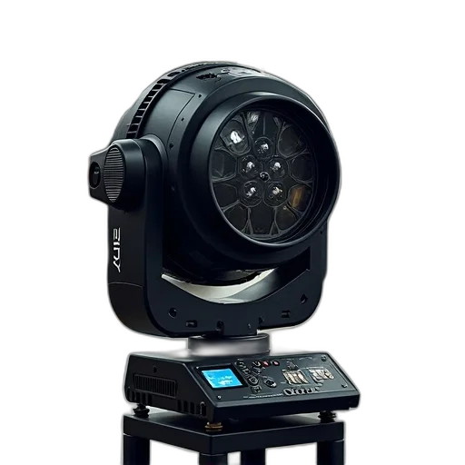 robot, staff, 3d render, photorealistic, professional, lighting, equipment, displayed transparent PNG cut-out