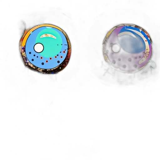 jewelry, 3d render, concept art, vaporwave, pixel art, outer space, colorful, pastel transparent PNG cut-out
