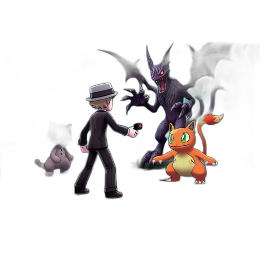staff, creature, dragon, concept art, pixel art, fantasy art, 3d render, fire transparent PNG cut-out