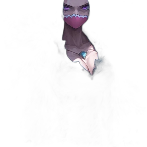 creature, staff, mask, face, concept art, fantasy art, 3d render, watercolor transparent PNG cut-out