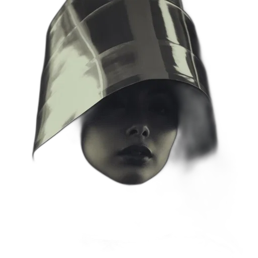 hat, mask, crown, face, concept art, 3d render, photorealistic, cyberpunk transparent PNG cut-out