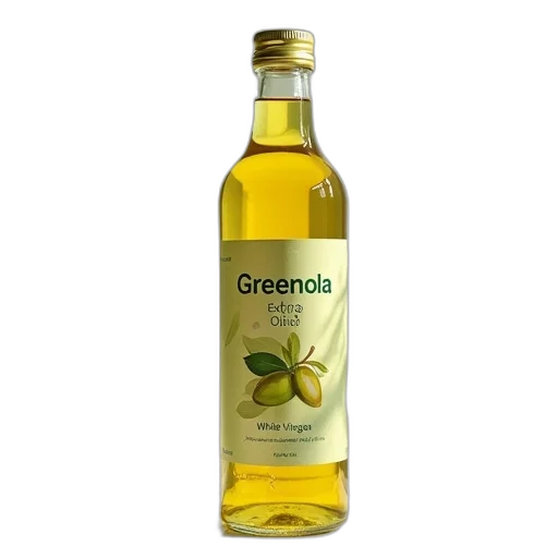bottle, food, 3d render, greenola transparent PNG cut-out