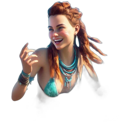 jewelry, face, weapon, staff, concept art, fantasy art, 3d render, photorealistic transparent PNG cut-out