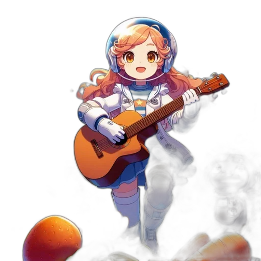 robot, weapon, jacket, concept art, anime, pixel art, fantasy art, outer space transparent PNG cut-out