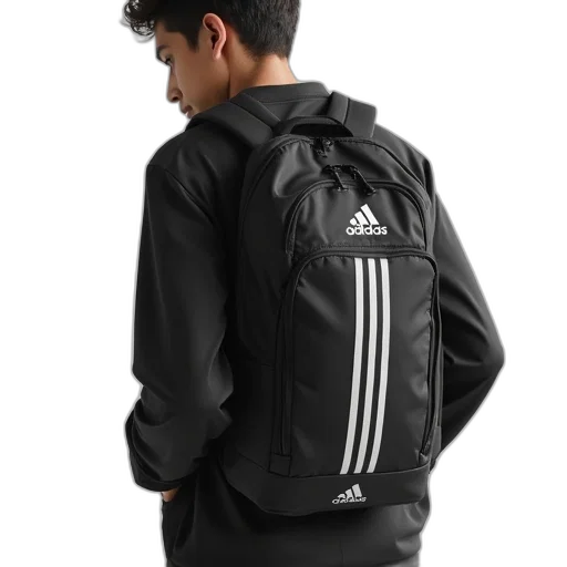 jacket, 3d render, backpack, adidas transparent PNG cut-out