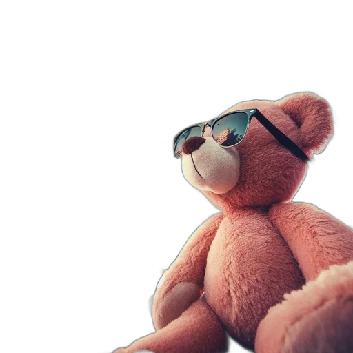 animal, creature, 3d render, concept art, photorealistic, large, teddy, bear transparent PNG cut-out