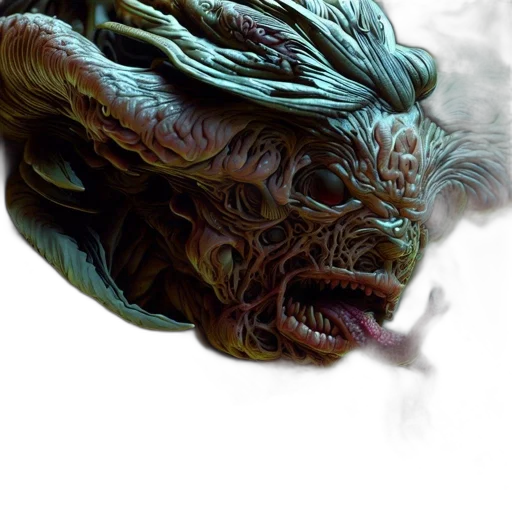 dragon, creature, face, mask, concept art, fantasy art, photorealistic, comic book art transparent PNG cut-out