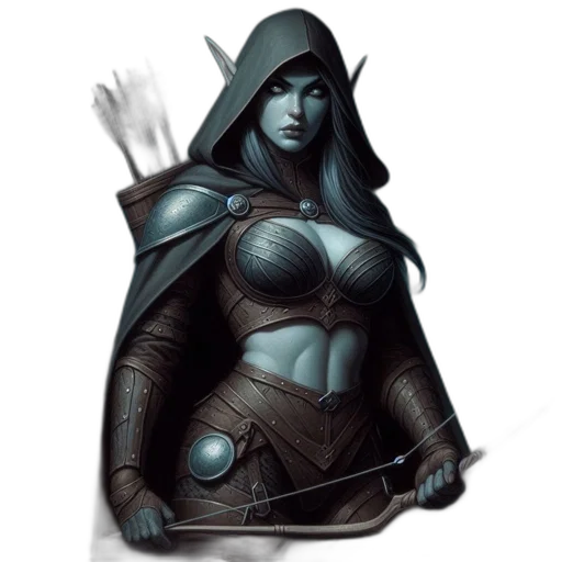 sword, fantasy art, concept art, comic book art, pixel art, blue, dark, monochrome transparent PNG cut-out
