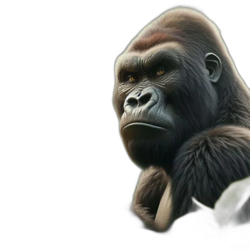 animal, creature, face, photorealistic, concept art, 3d render, fantasy art, image transparent PNG cut-out