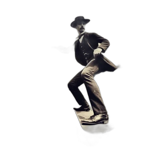 robot, hat, staff, 3d render, concept art, two, men, dressed transparent PNG cut-out