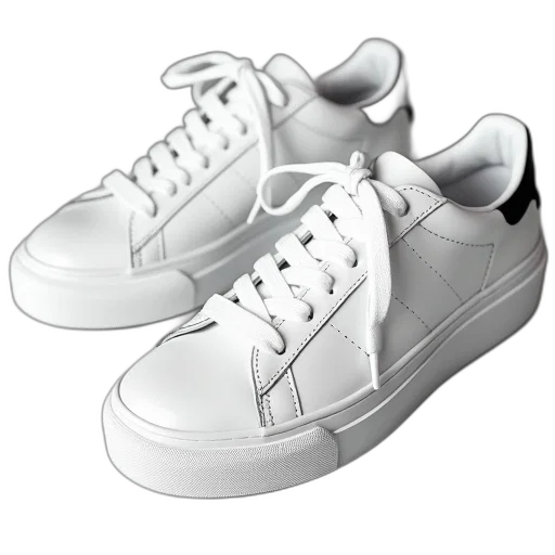 shoes, photorealistic, 3d render, white transparent PNG cut-out