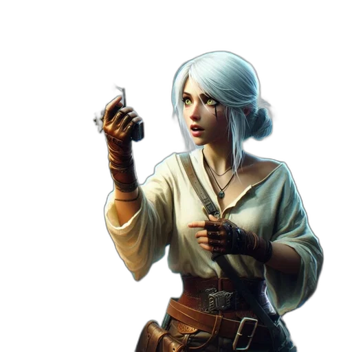 staff, weapon, sword, jacket, concept art, fantasy art, pixel art, comic book art transparent PNG cut-out