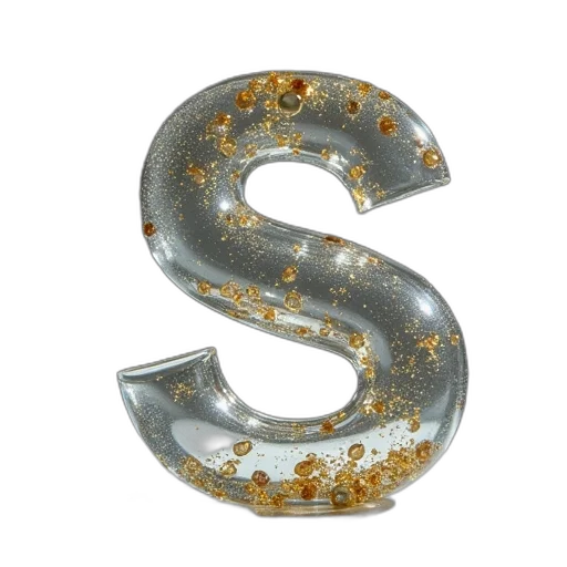 jewelry, 3d render, upside, down, glass, letter transparent PNG cut-out