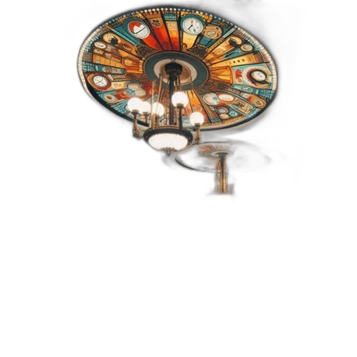 umbrella, jewelry, furniture, staff, concept art, 3d render, outer space, opulent transparent PNG cut-out