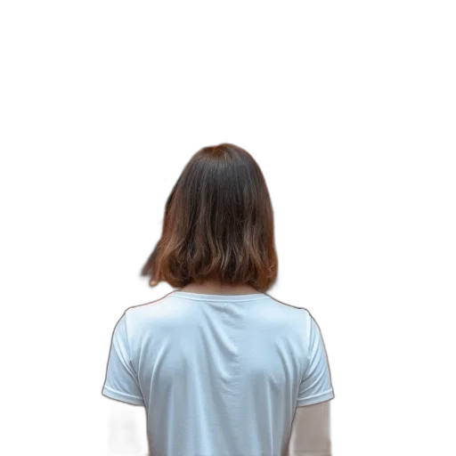 hair, jacket, dress, staff, 3d render, photorealistic, concept art, vaporwave transparent PNG cut-out
