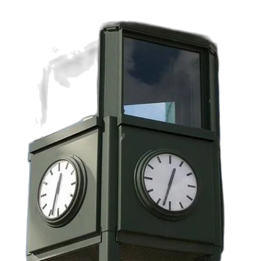 furniture, staff, 3d render, photorealistic, concept art, green, clock, tower transparent PNG cut-out