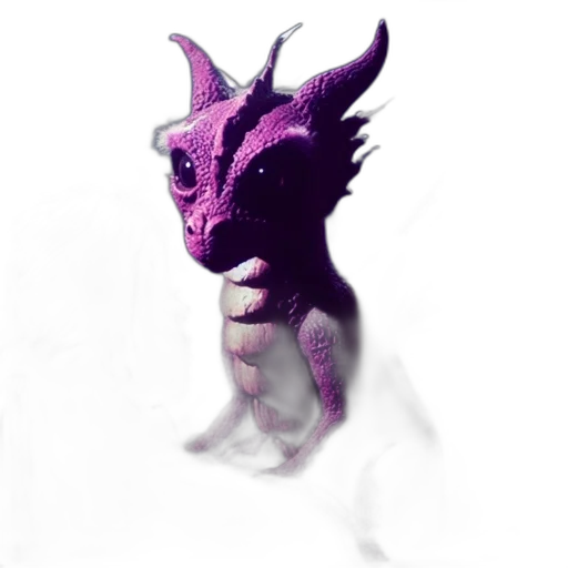 dragon, creature, mask, animal, 3d render, fantasy art, concept art, pixel art transparent PNG cut-out
