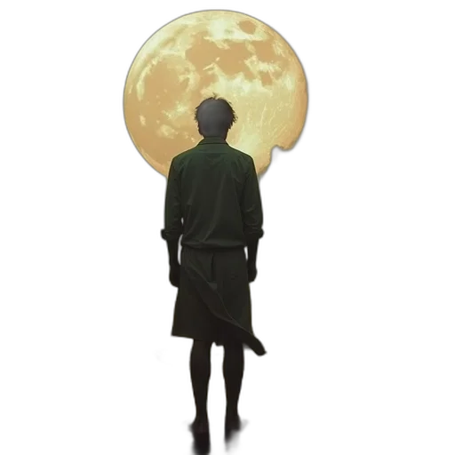 jacket, staff, umbrella, mask transparent PNG cut-out