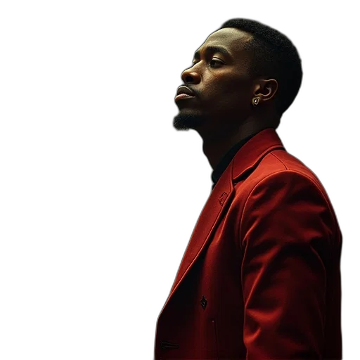jacket, red, third, trailer, all, eyez, here transparent PNG cut-out