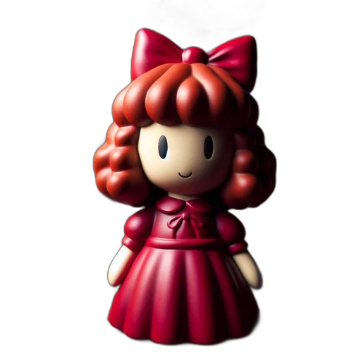 dress, hair, 3d render, concept art, pixel art, photorealistic, figurine, character transparent PNG cut-out