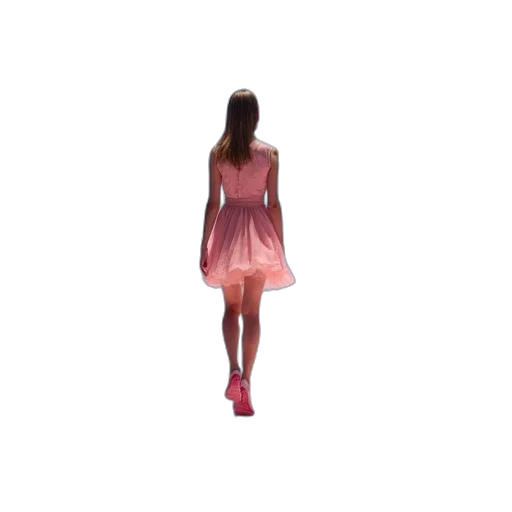 dress, shoes, hair, robot transparent PNG cut-out